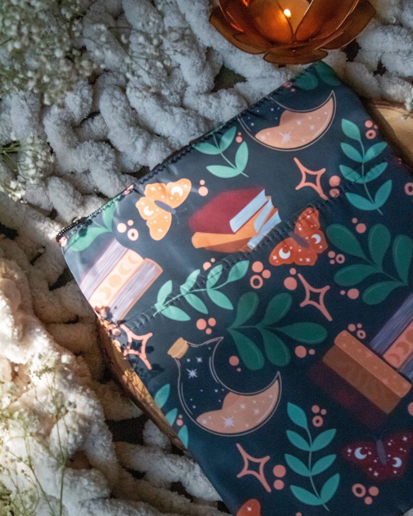 Meaggie Moos - Book / Tablet Sleeve | Burgundy Books The Secret Garden Bookery