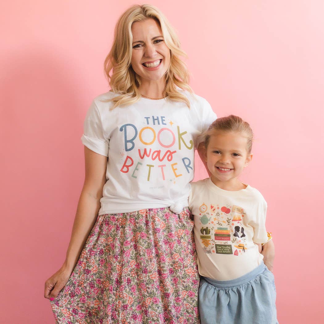 Pippi Post - The Book Was Better Pippi Tee - White The Secret Garden Bookery