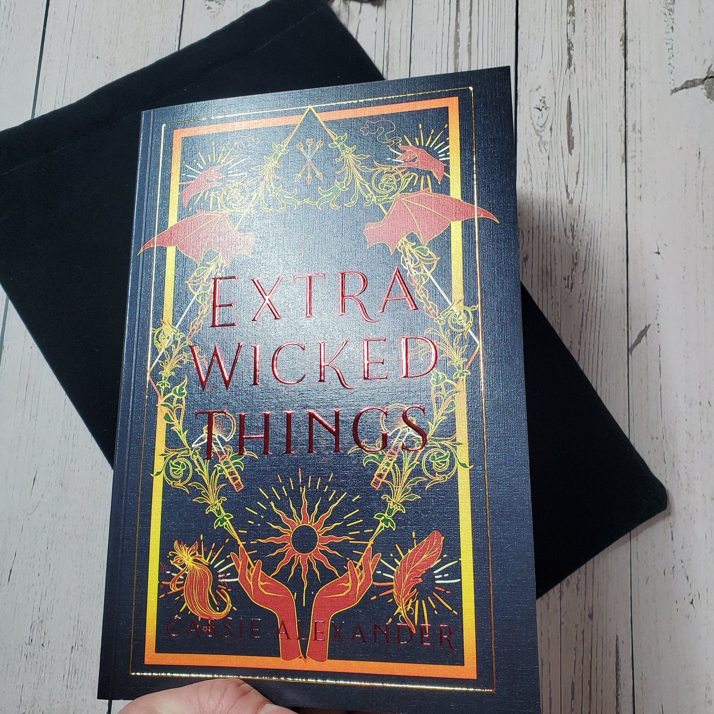 Extra Wicked Things Deluxe Version w/All Black Pages & 30 Illustrations Cassie Alexander