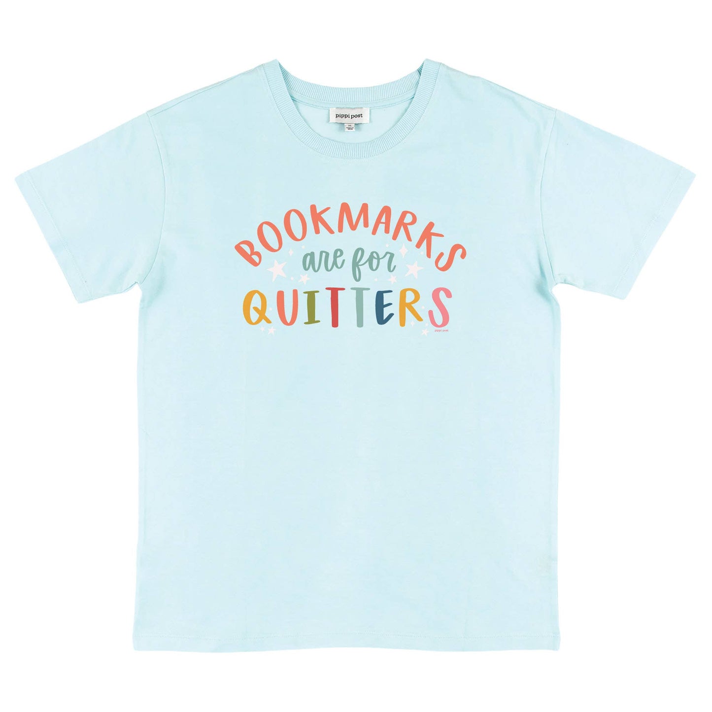 Pippi Post - Bookmarks Are For Quitters - Pippi Tee - Sea Salt The Secret Garden Bookery