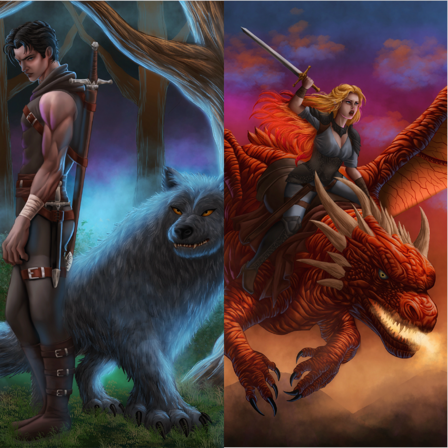 The Magic of Dragons: Riders and Hunters Lauraburtonauthor