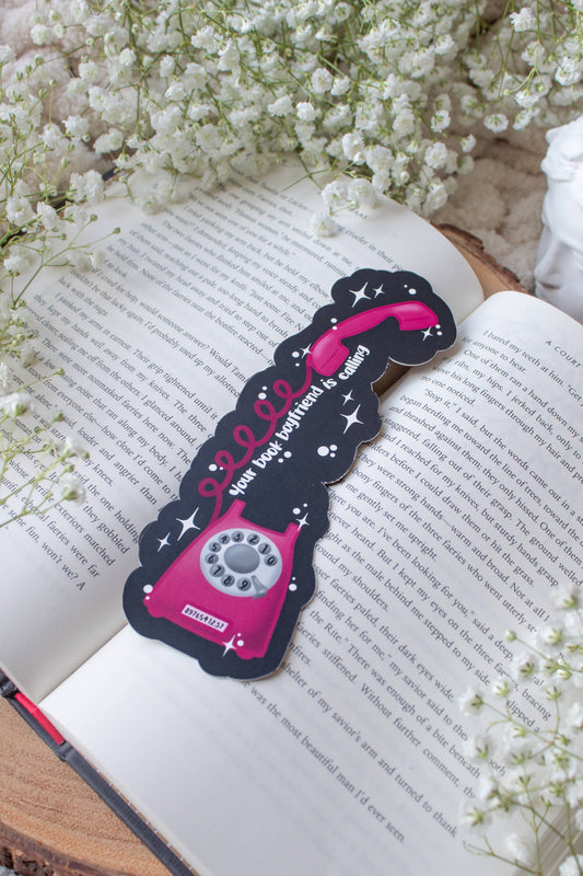 Bookmark - Book Boyfriend Calling Smitten Booktique