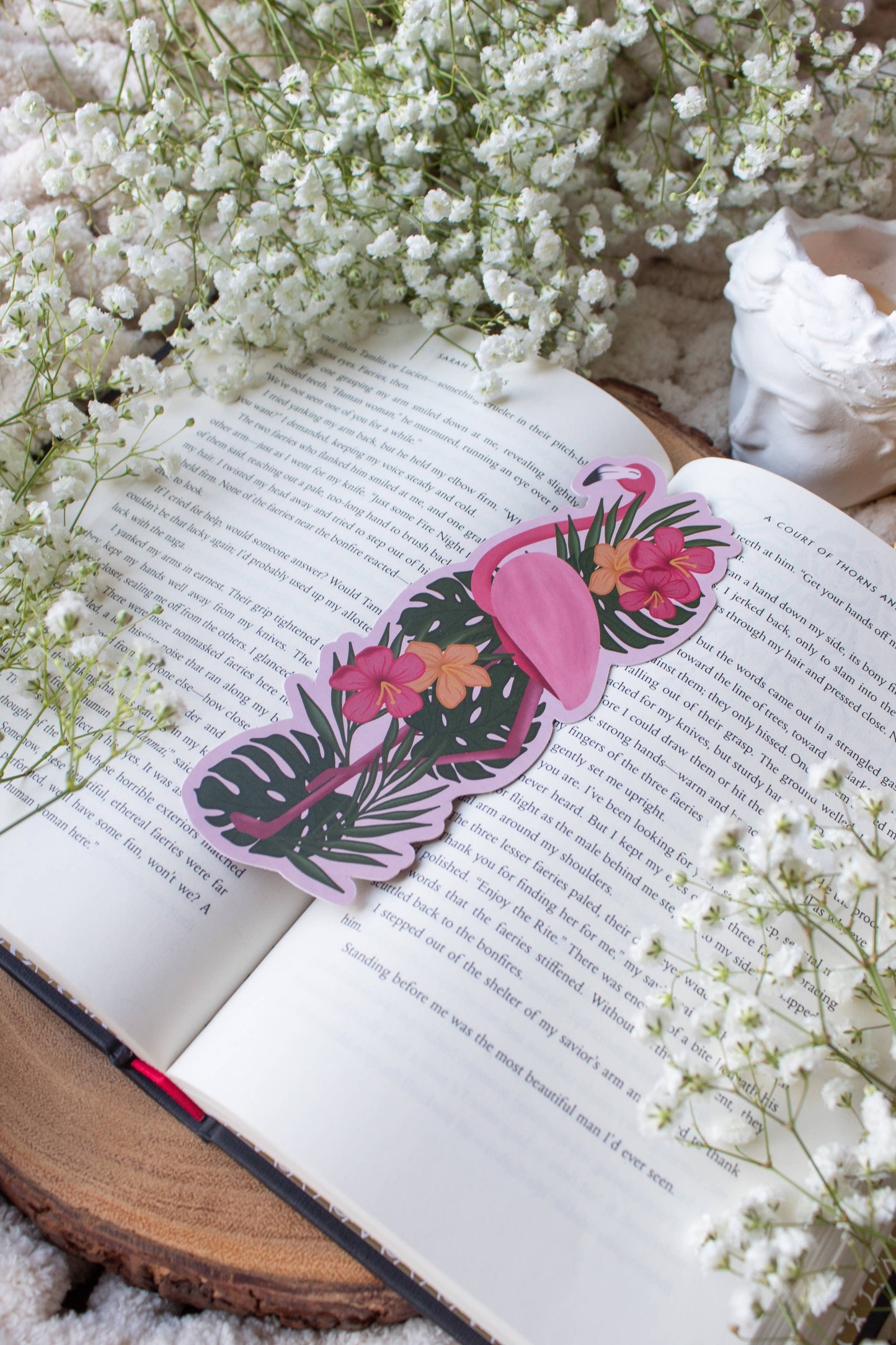 Bookmark - Fabulous Flamingo Smitten Booktique