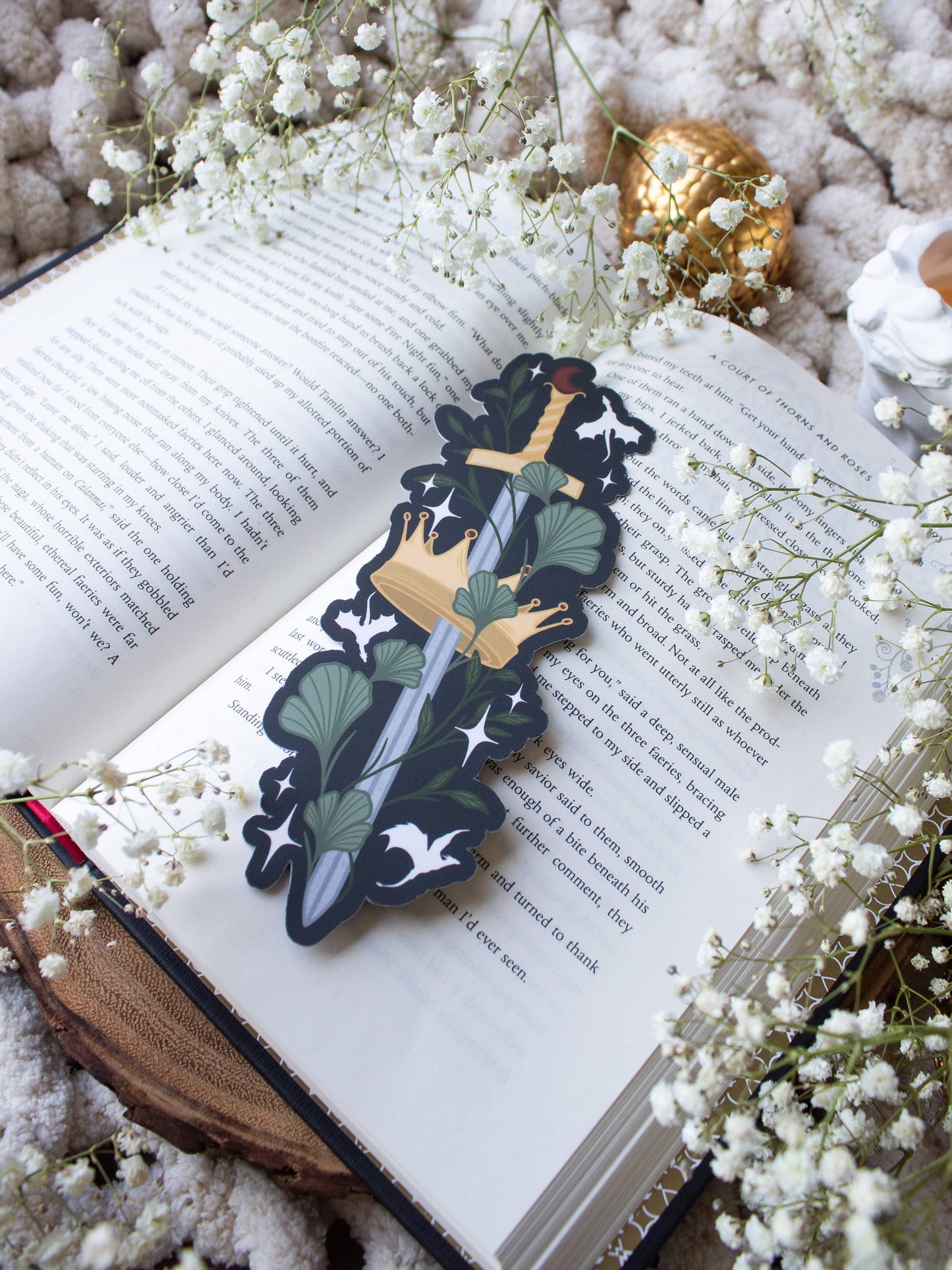Bookmark - Fantasy Sword Smitten Booktique