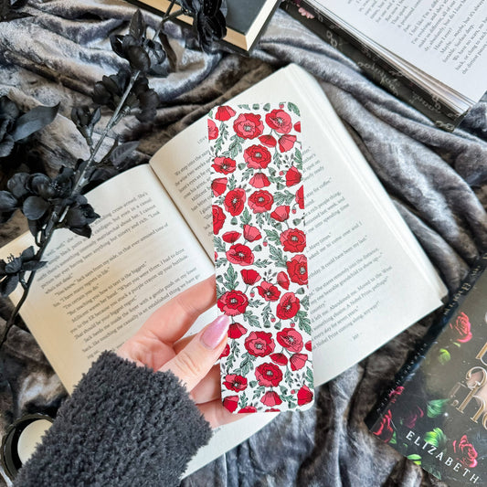 Bookmark - Pretty Poppies Smitten Booktique