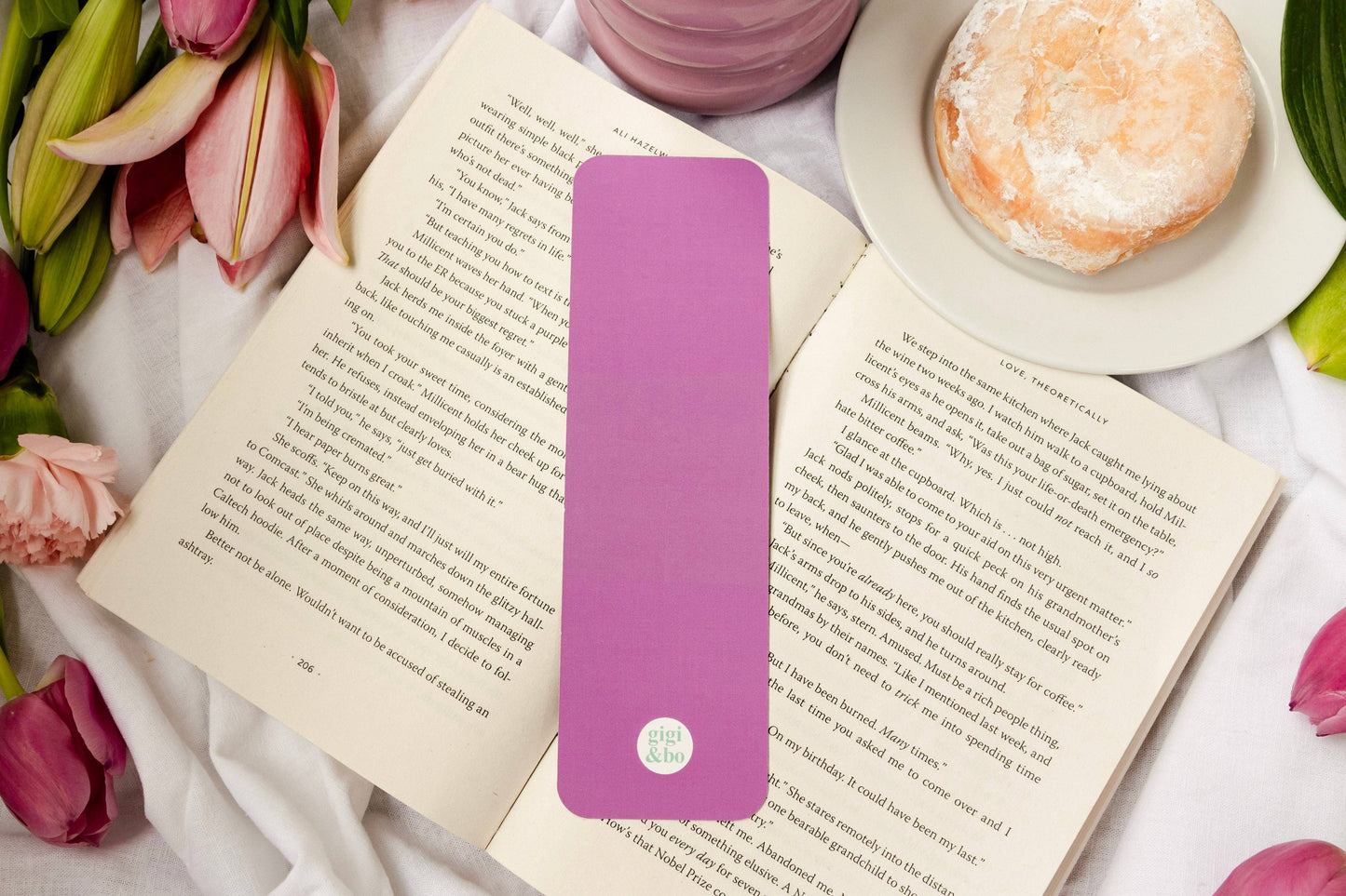 Bookmark - Purple Bloom Smitten Booktique