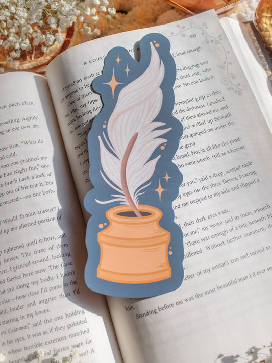 Bookmark - Quill and Ink Bookmark Smitten Booktique