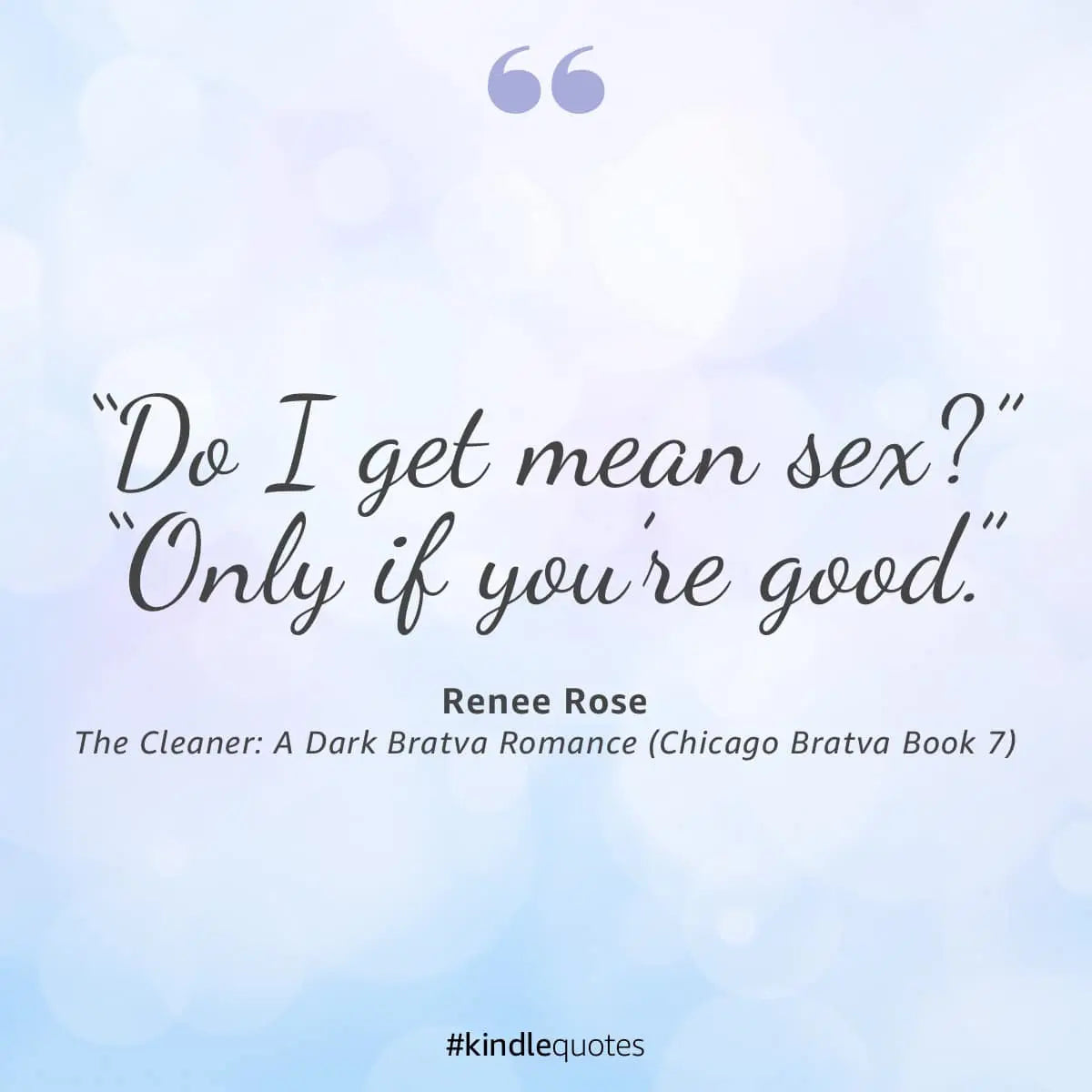 Chicago Bratva Book 7: The Cleaner - Signed Paperback Renee Rose® Romance
