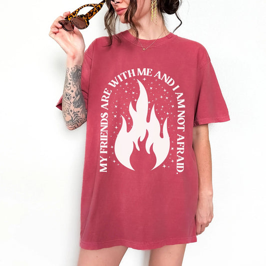 CrescentCatCo - My Friends are With Me Bookish Shirt | Crescent City SJM Merch The Secret Garden Bookery