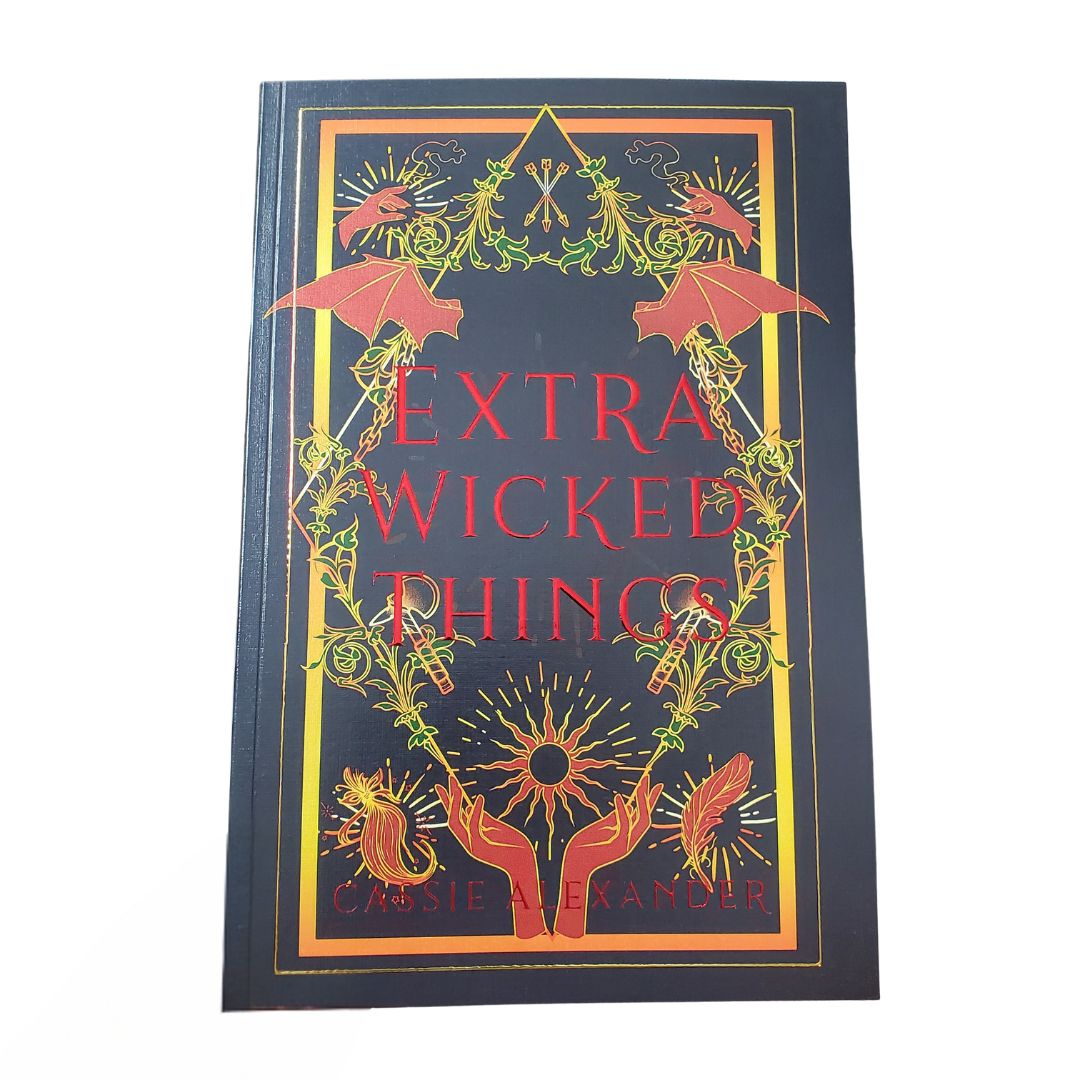 Extra Wicked Things Deluxe Version w/All Black Pages & 30 Illustrations Cassie Alexander