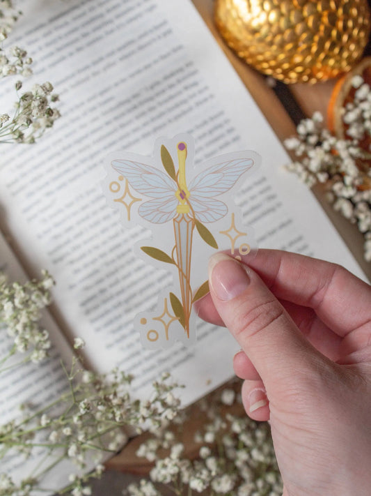 Meaggie Moos - Fantasy Faerie Dagger Bookish Vinyl Waterproof Sticker The Secret Garden Bookery
