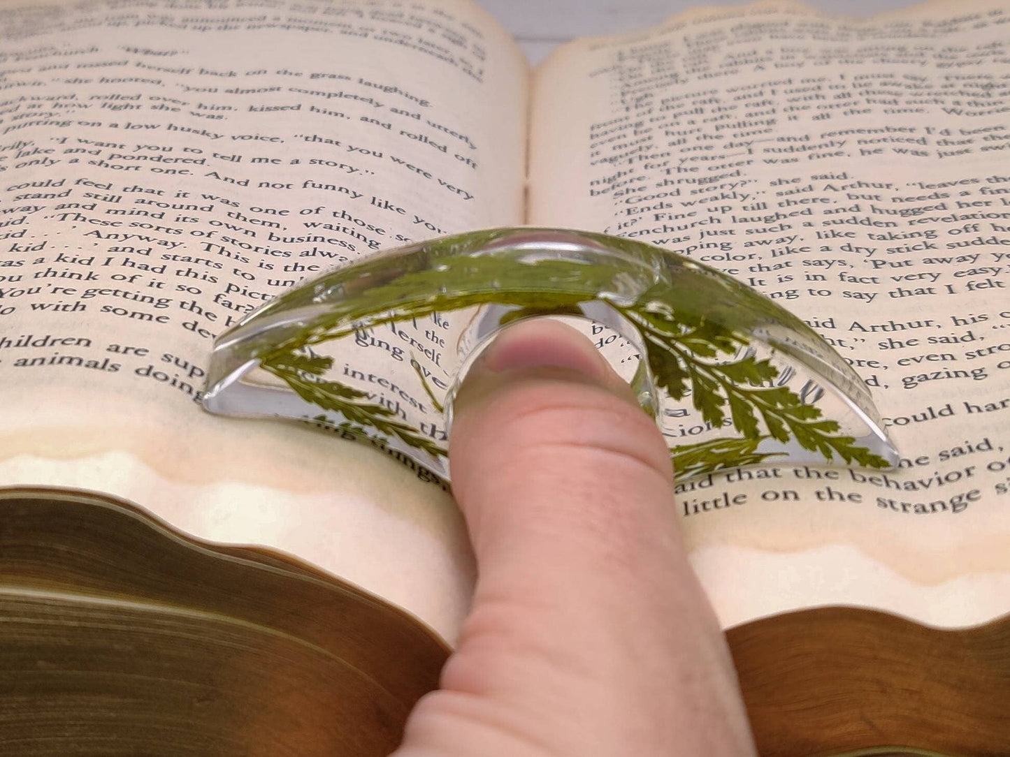 Page Spreader - Pressed Fern Smitten Booktique