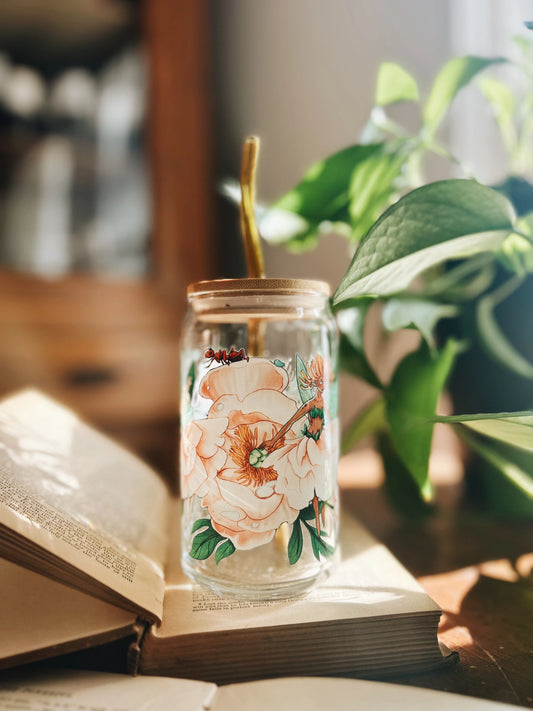 Peony Fey Glass Fablewood Goods