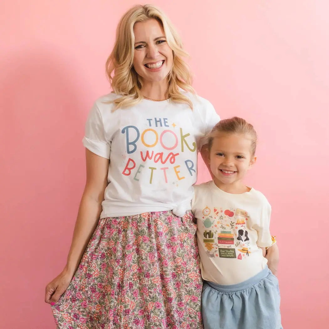 Pippi Post - The Book Was Better Pippi Tee - White The Secret Garden Bookery