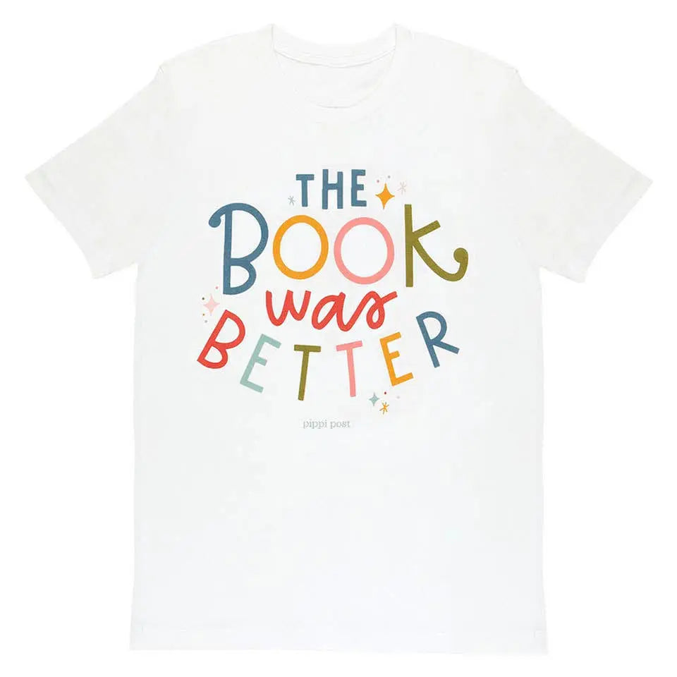 Pippi Post - The Book Was Better Pippi Tee - White The Secret Garden Bookery