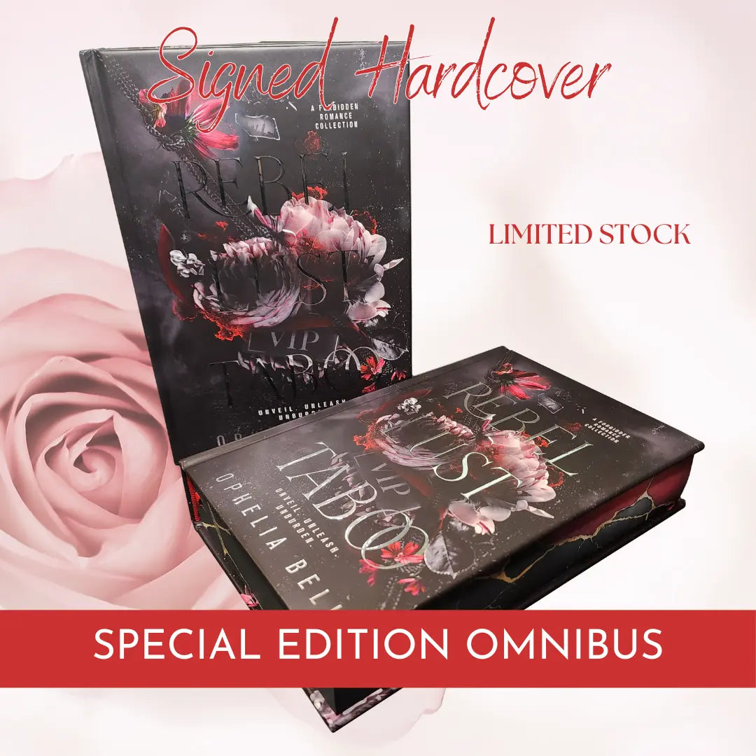 Rebel Lust Taboo Special Edition Discreet Hardcover (SIGNED) Author Ophelia Bell