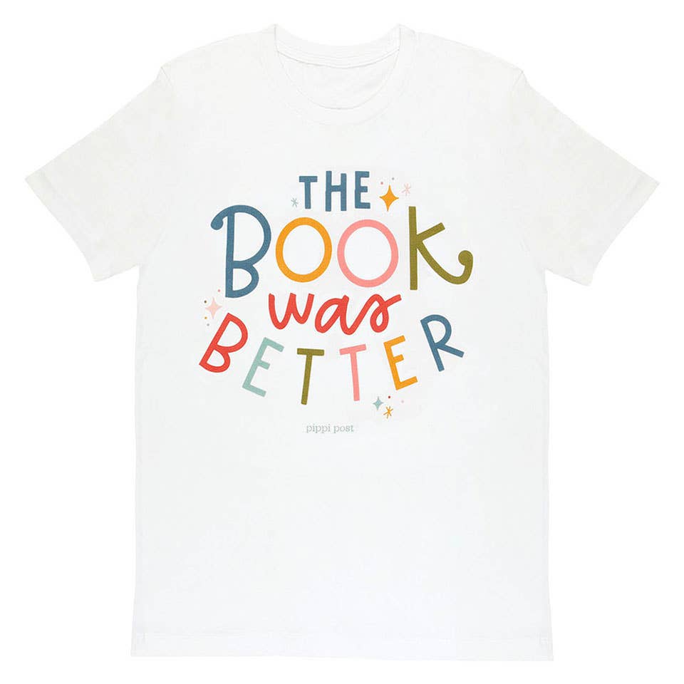 Pippi Post - The Book Was Better Pippi Tee - White The Secret Garden Bookery