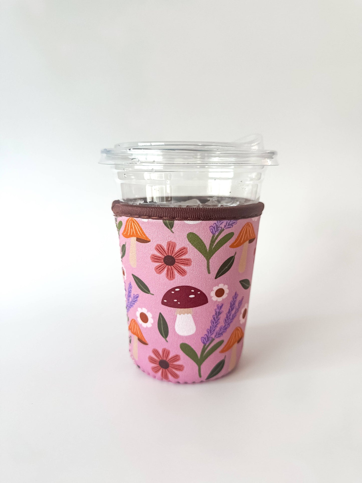 Oak Shore Collective LLC - Mushroom Garden | Iced Coffee Sleeve