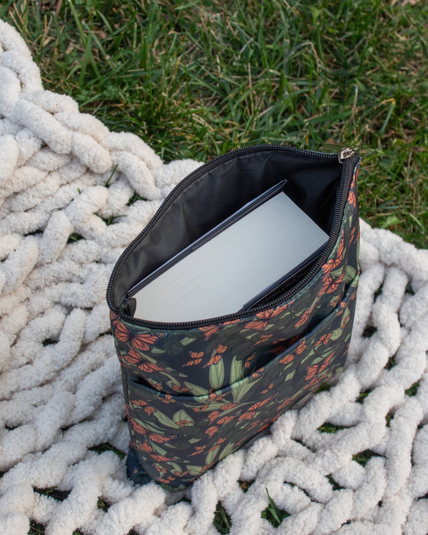 Meaggie Moos - Book / Tablet Sleeve | Butterfly Garden The Secret Garden Bookery
