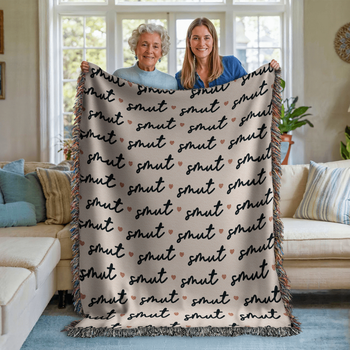 Certified Smut Lover – Woven Blanket Offbeat Opulence