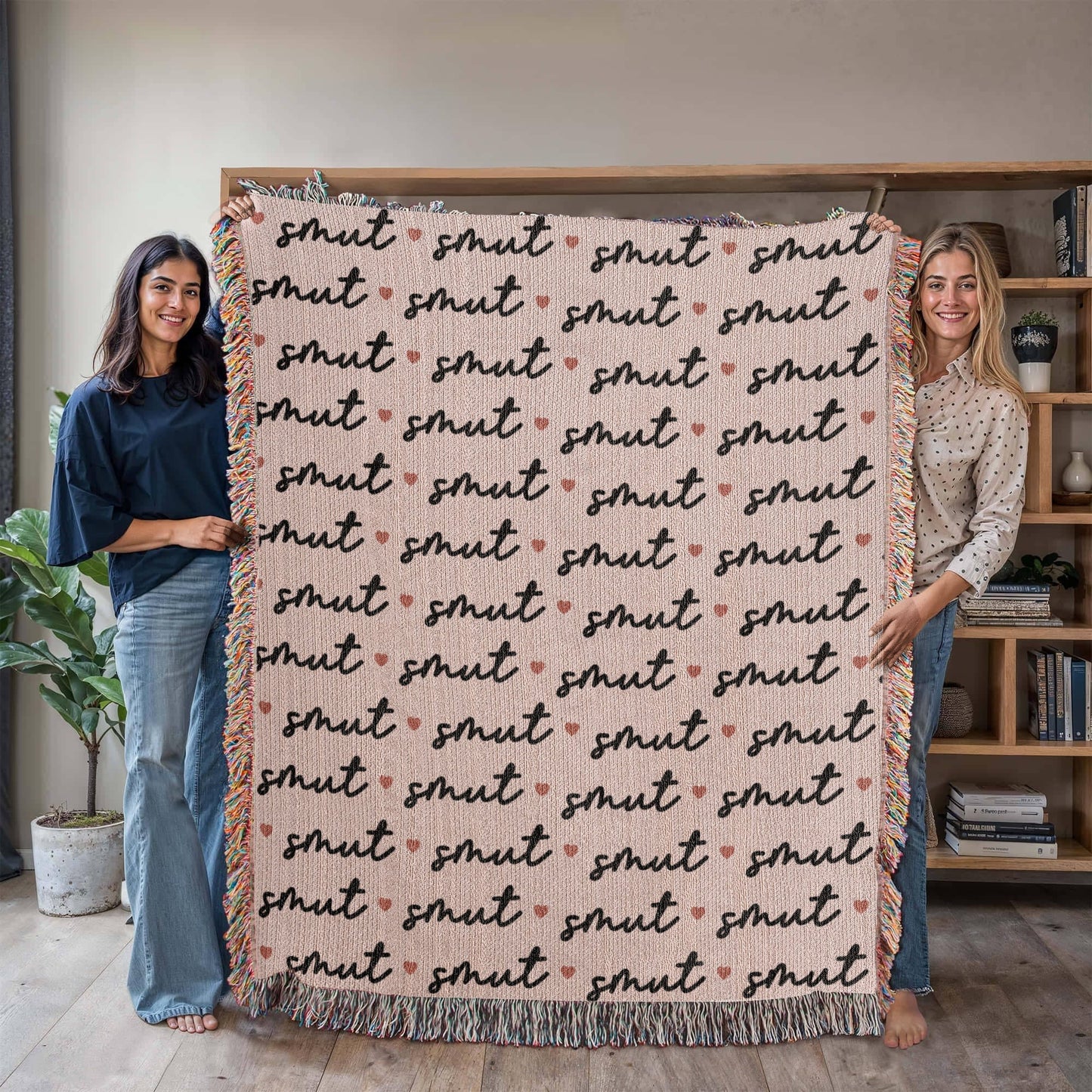 Certified Smut Lover – Woven Blanket Offbeat Opulence