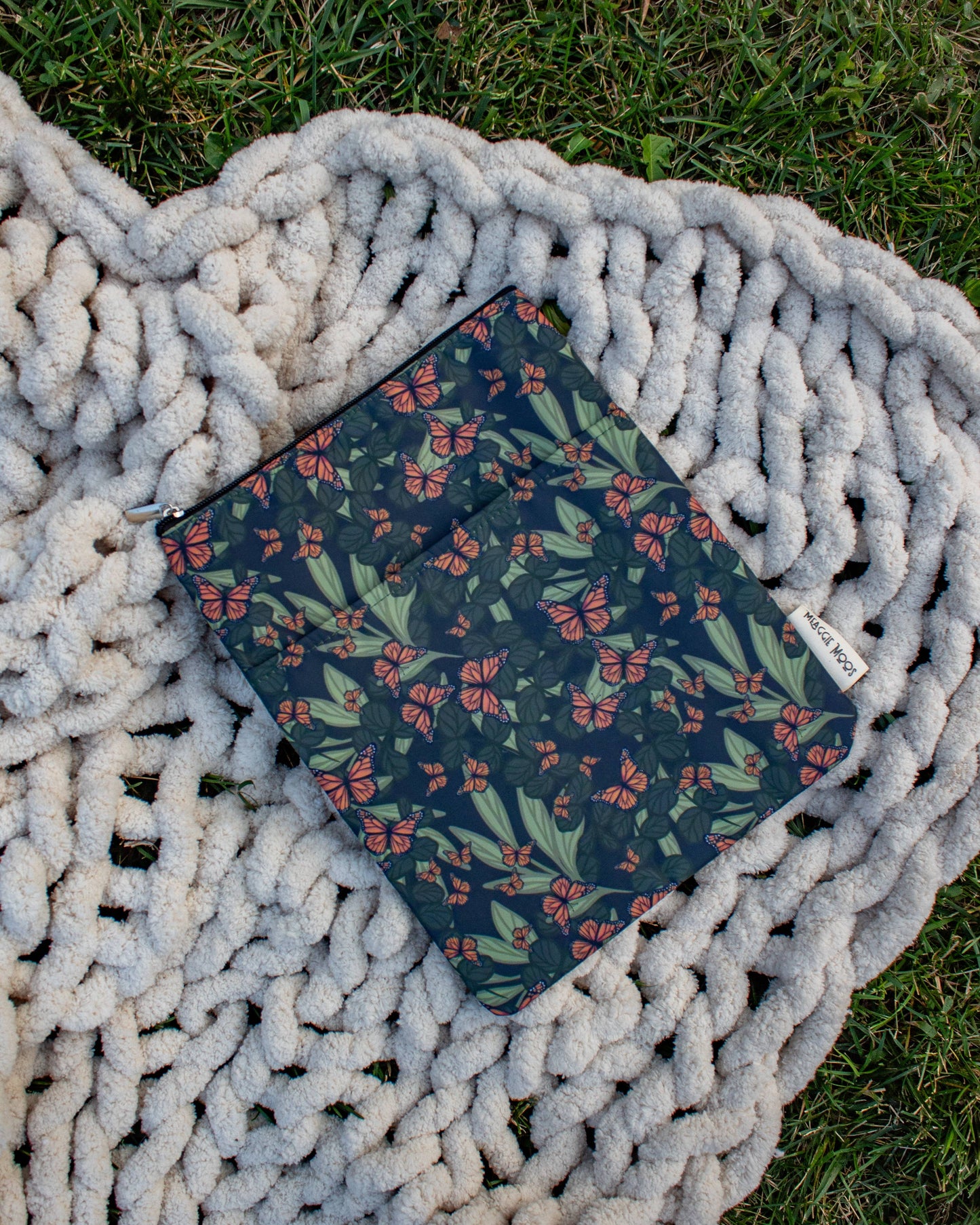 Meaggie Moos - Book / Tablet Sleeve | Butterfly Garden The Secret Garden Bookery