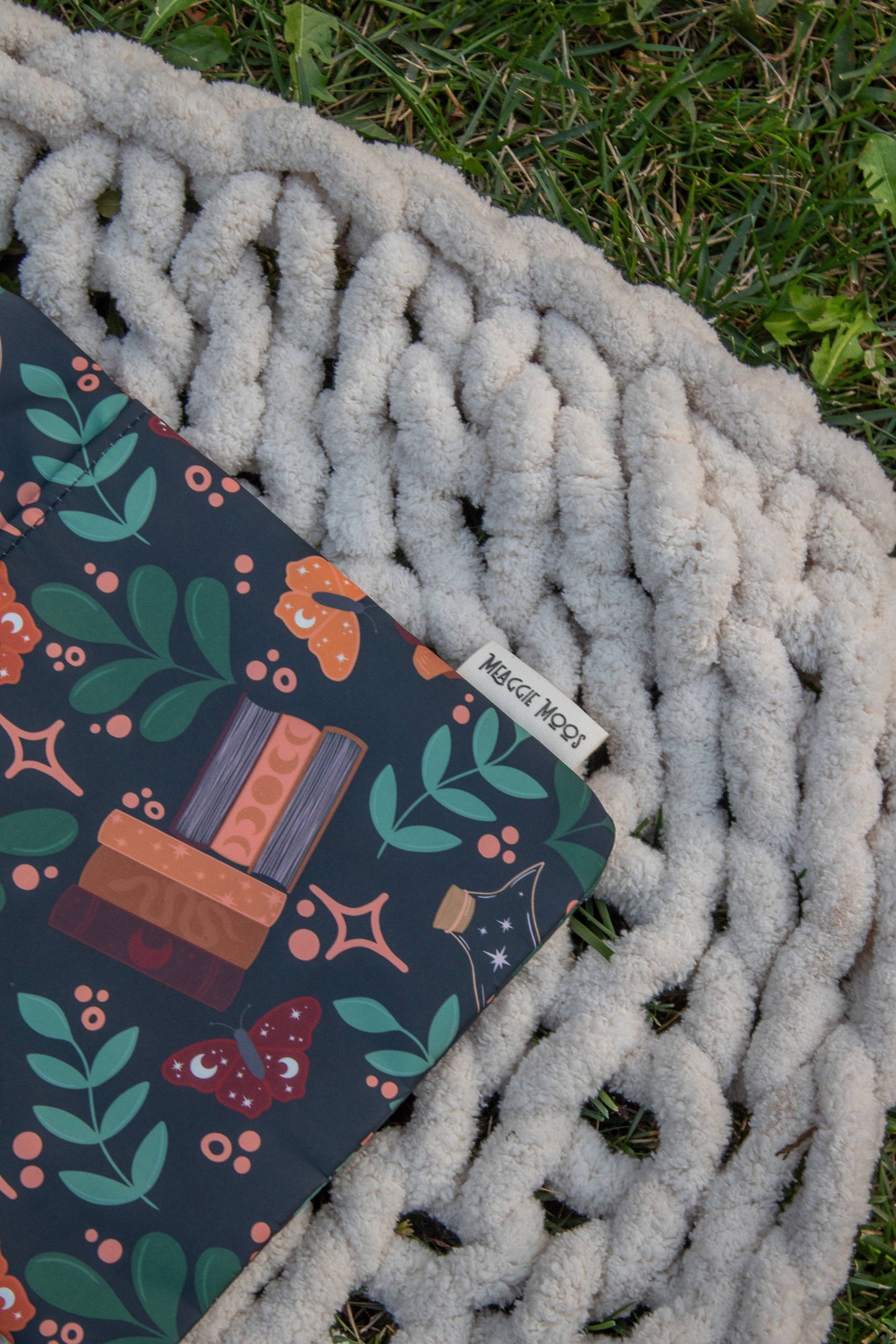 Meaggie Moos - Book / Tablet Sleeve | Burgundy Books The Secret Garden Bookery