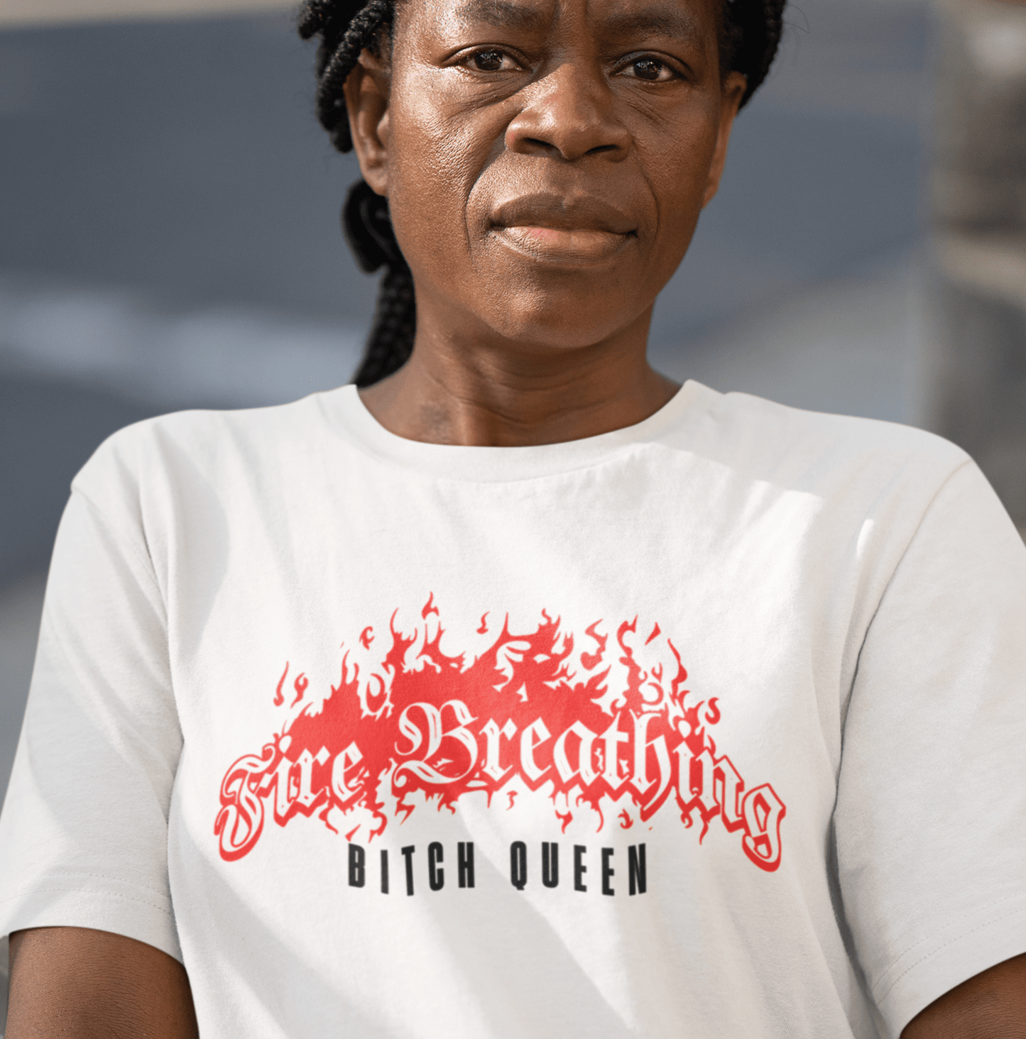 Fire Breathing Bitch Queen T-Shirt – Aelin Galathynius Inspired Tee Offbeat Opulence