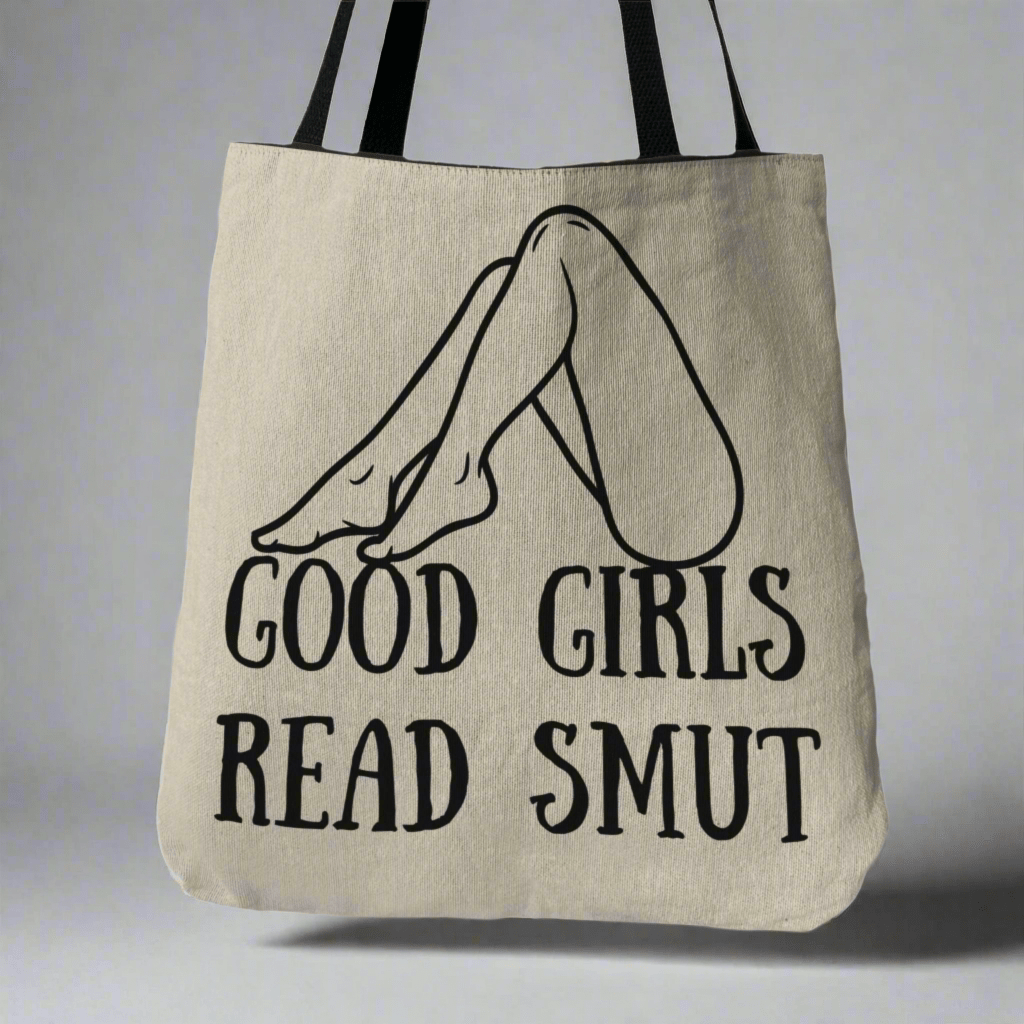 Good Girls Read Smut Woven Tote Bag Offbeat Opulence