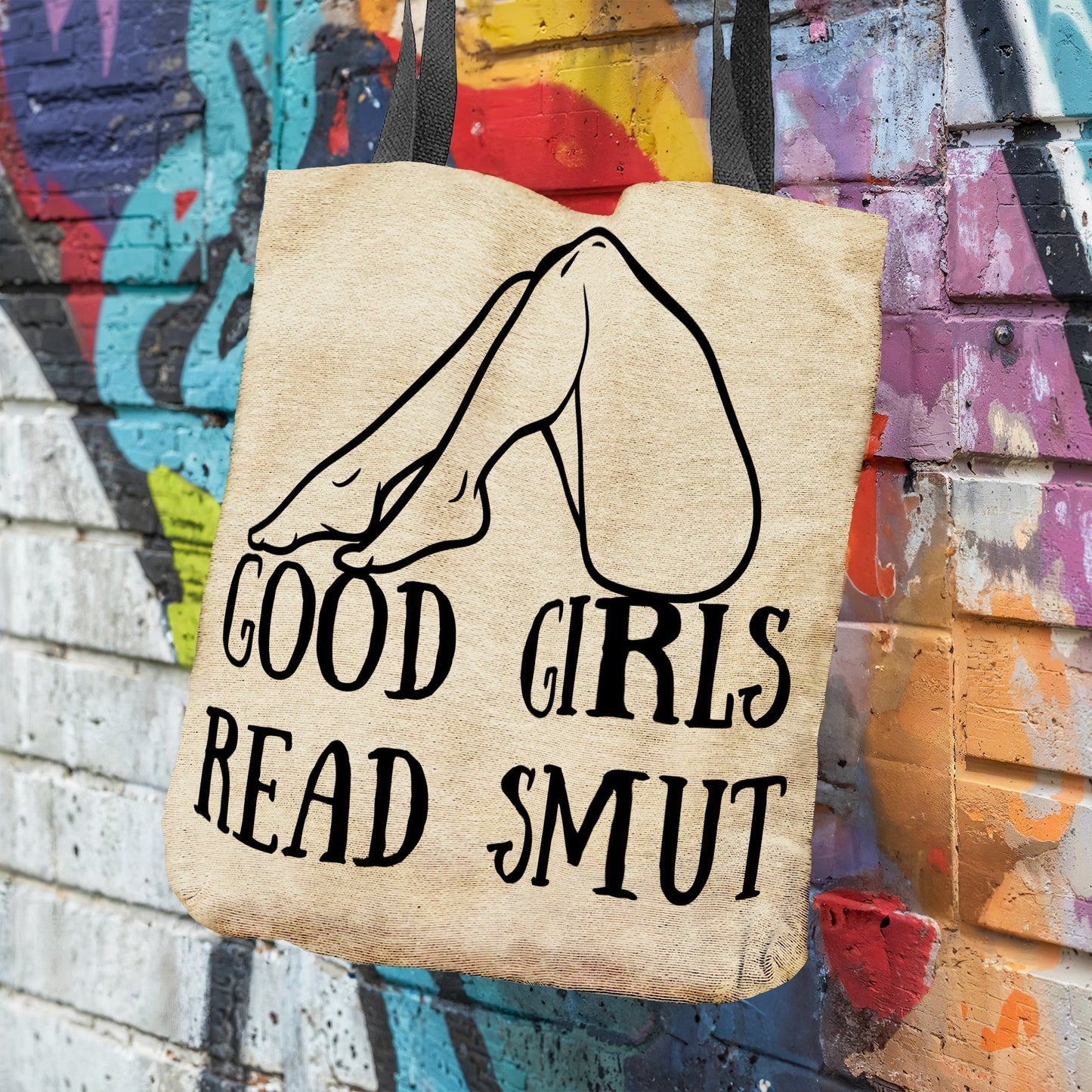 Good Girls Read Smut Woven Tote Bag Offbeat Opulence