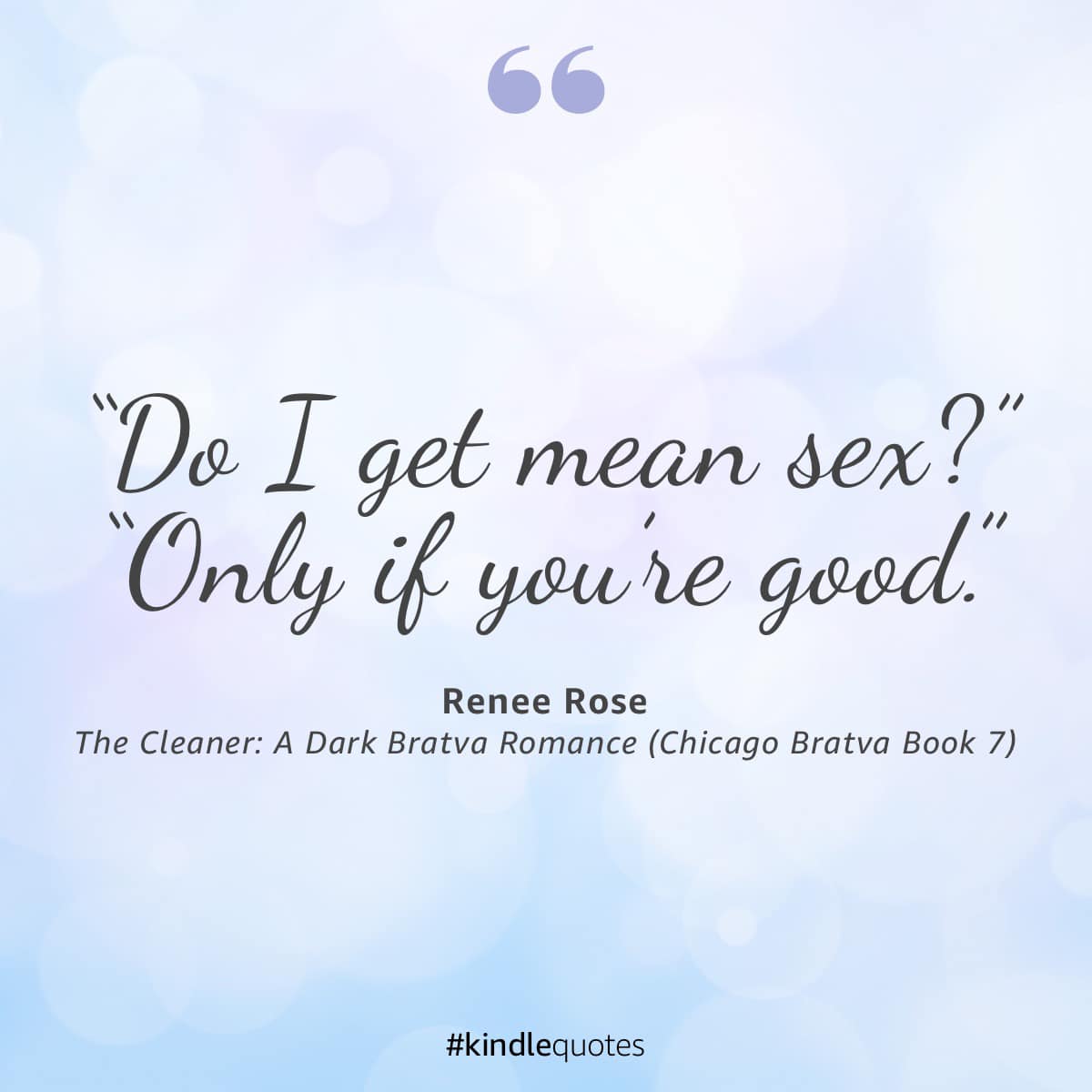 Chicago Bratva Book 7: The Cleaner - Signed Paperback Renee Rose® Romance