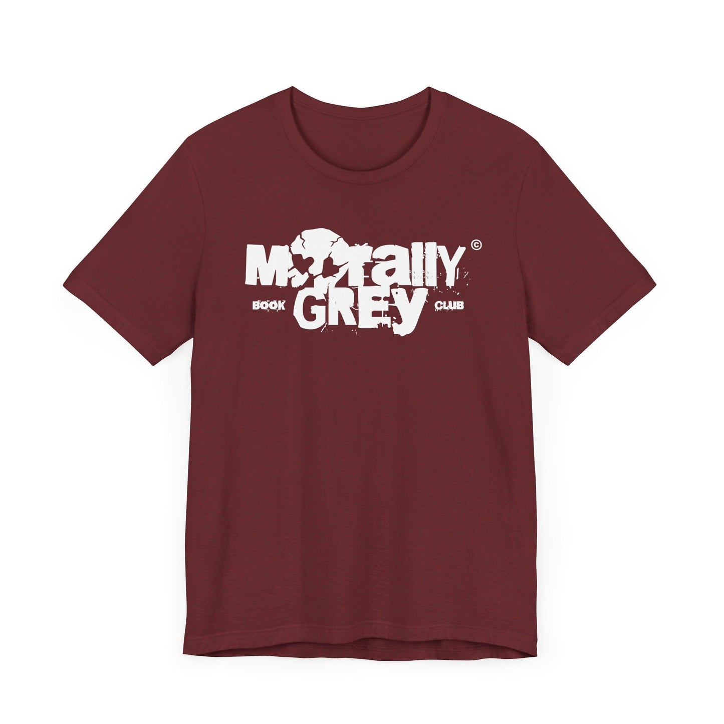 Morally Grey Book Club T-Shirt – Gritty Skull Logo Edition