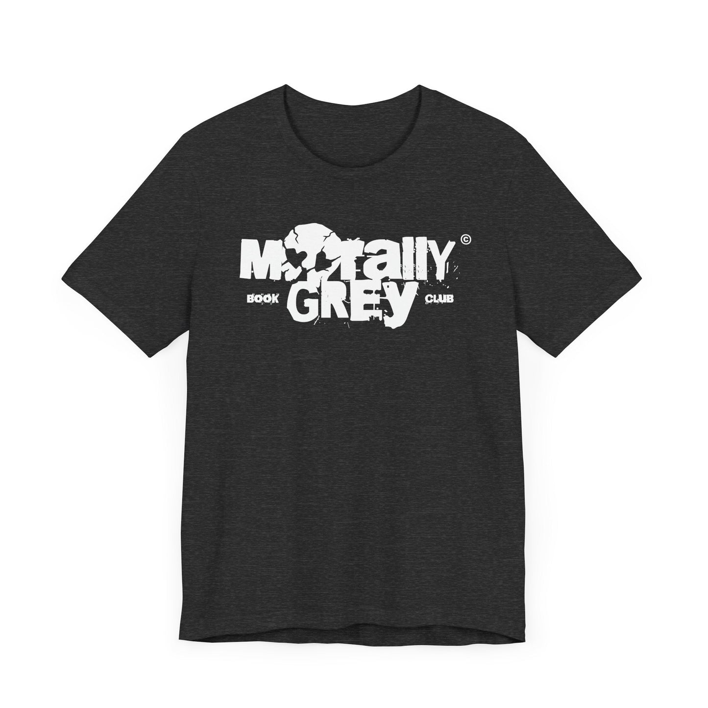 Morally Grey Book Club T-Shirt – Gritty Skull Logo Edition