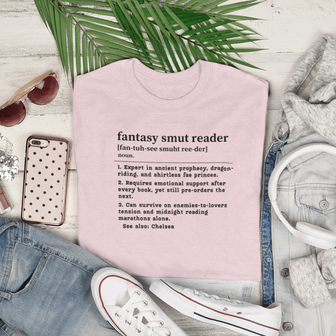Personalized Fantasy Smut Reader definition t-shirt Offbeat Opulence