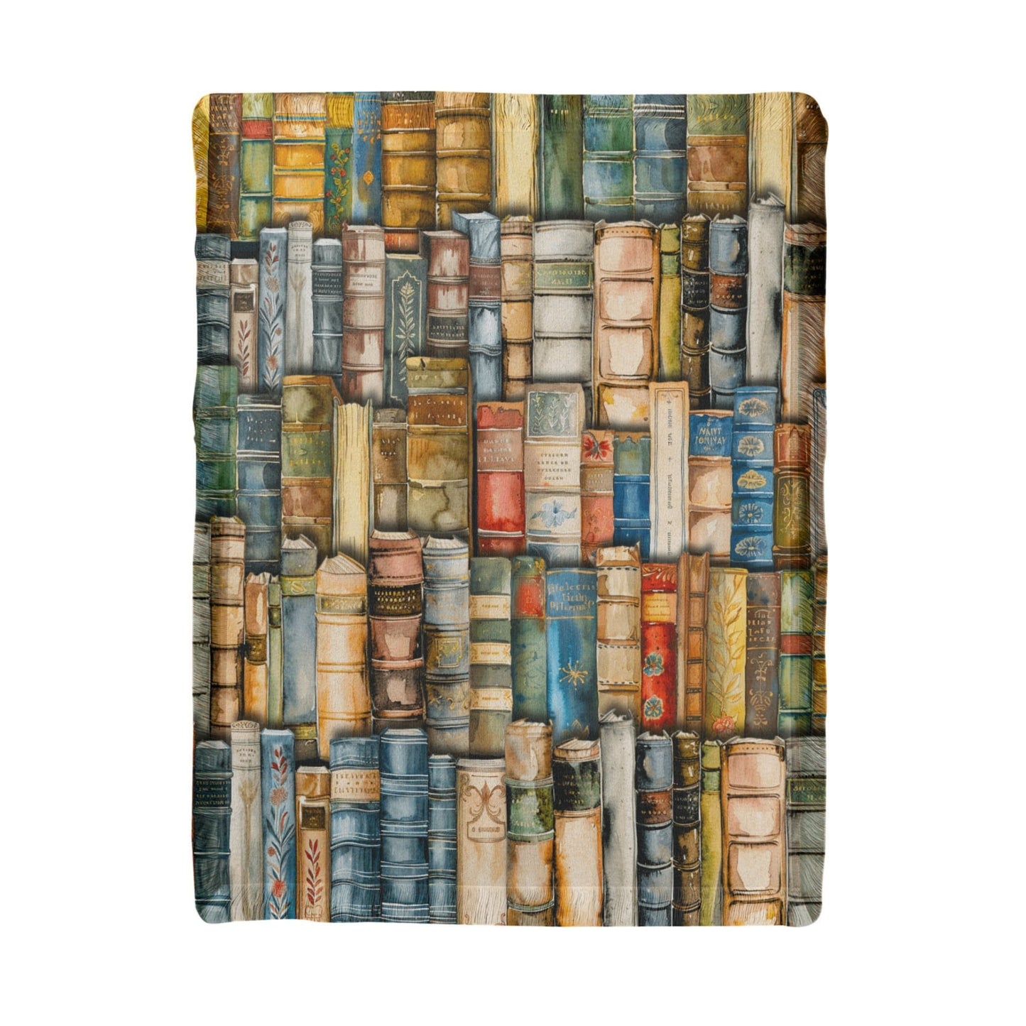 Printed Woven Bookpile Blanket Offbeat Opulence