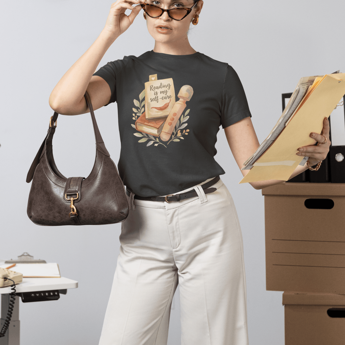 Reading Is My Self-Care T-Shirt – Spicy Reader Vibes Tee Offbeat Opulence