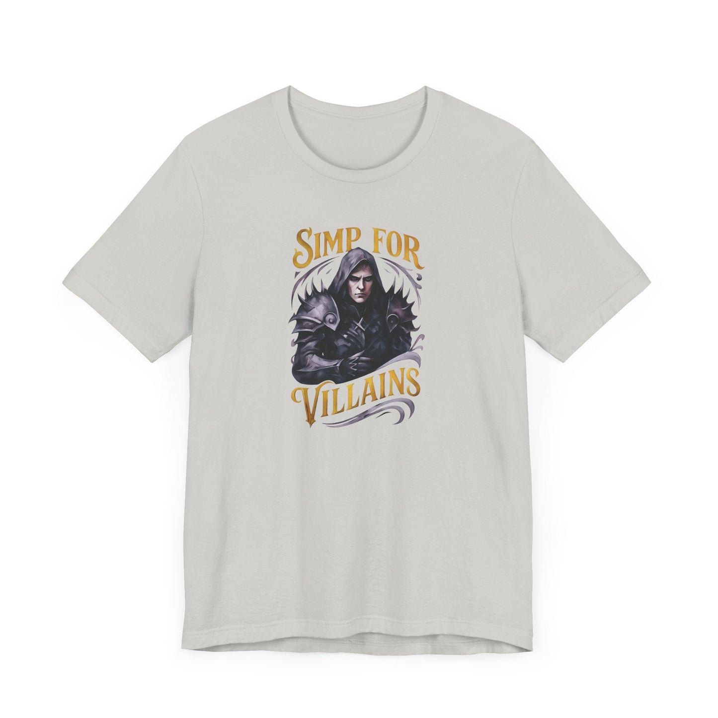 Simp for Villains T-Shirt – Dark Fantasy Antihero Bookish Tee Offbeat Opulence