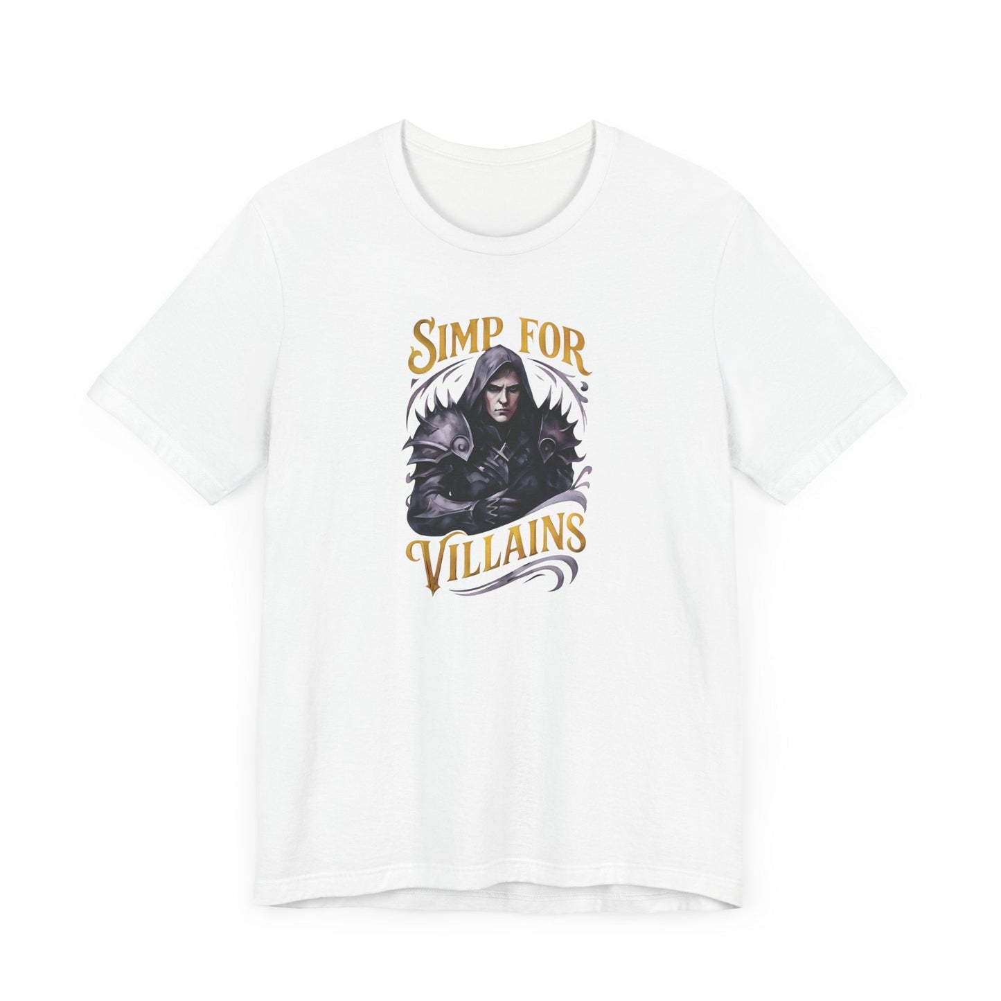 Simp for Villains T-Shirt – Dark Fantasy Antihero Bookish Tee Offbeat Opulence