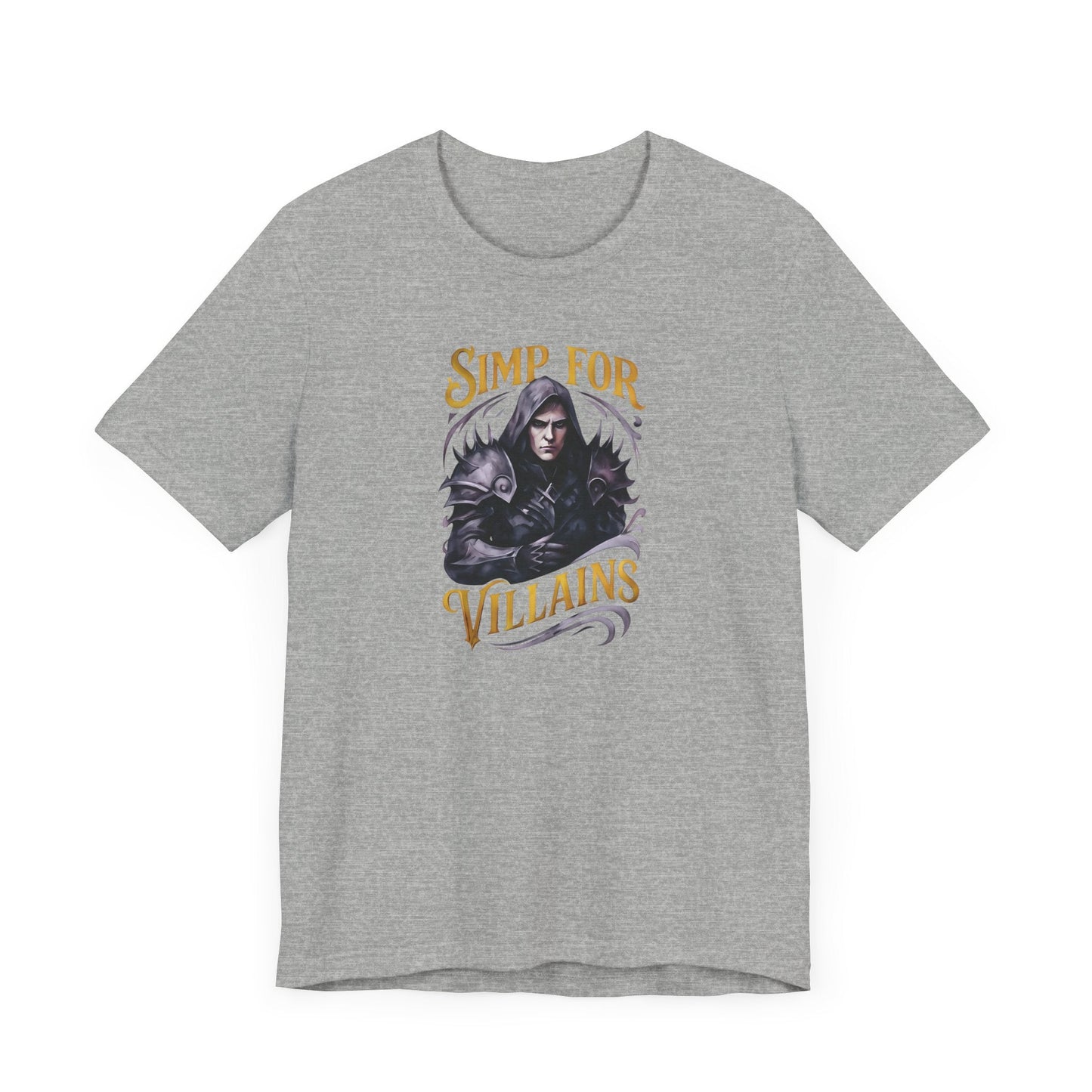 Simp for Villains T-Shirt – Dark Fantasy Antihero Bookish Tee Offbeat Opulence