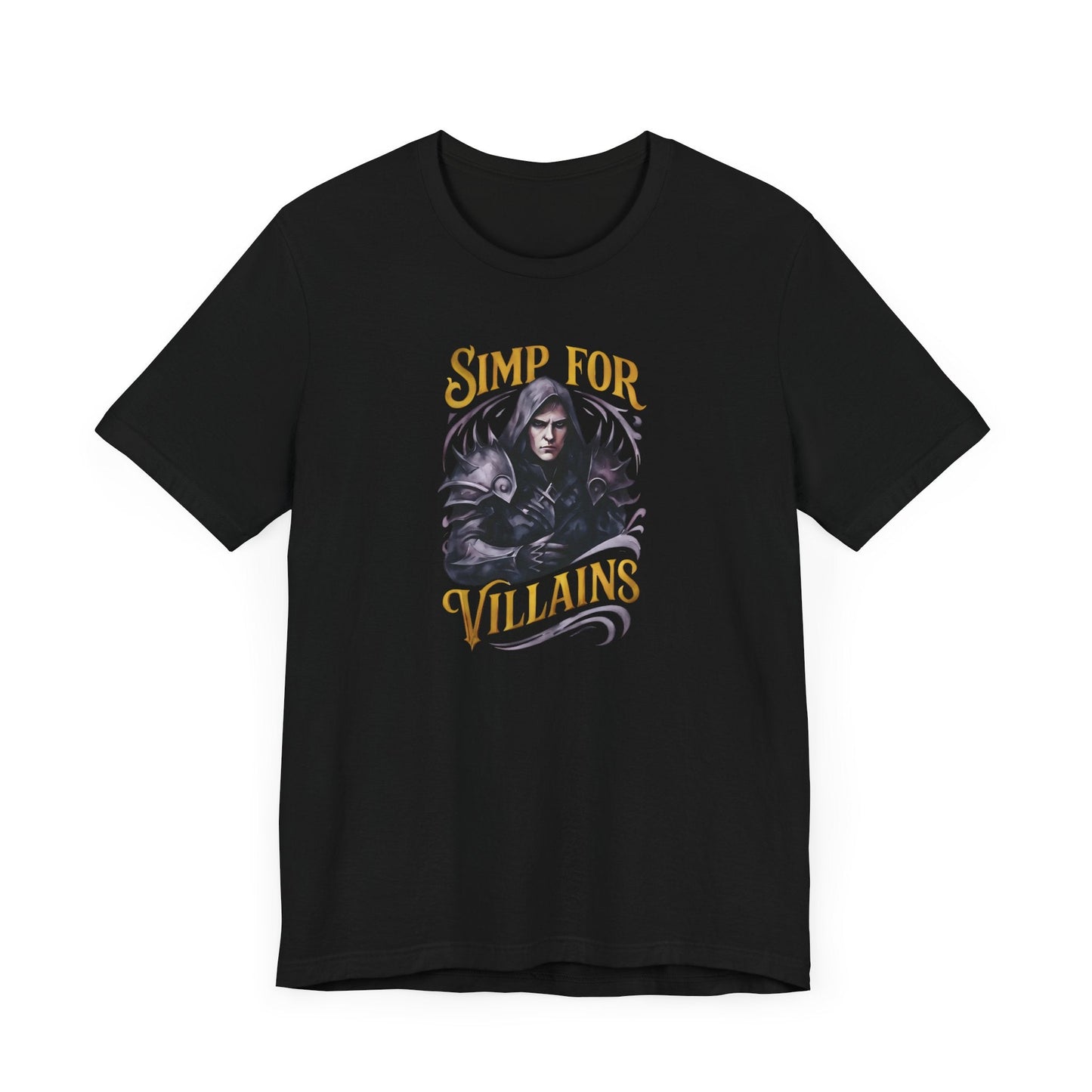 Simp for Villains T-Shirt – Dark Fantasy Antihero Bookish Tee Offbeat Opulence