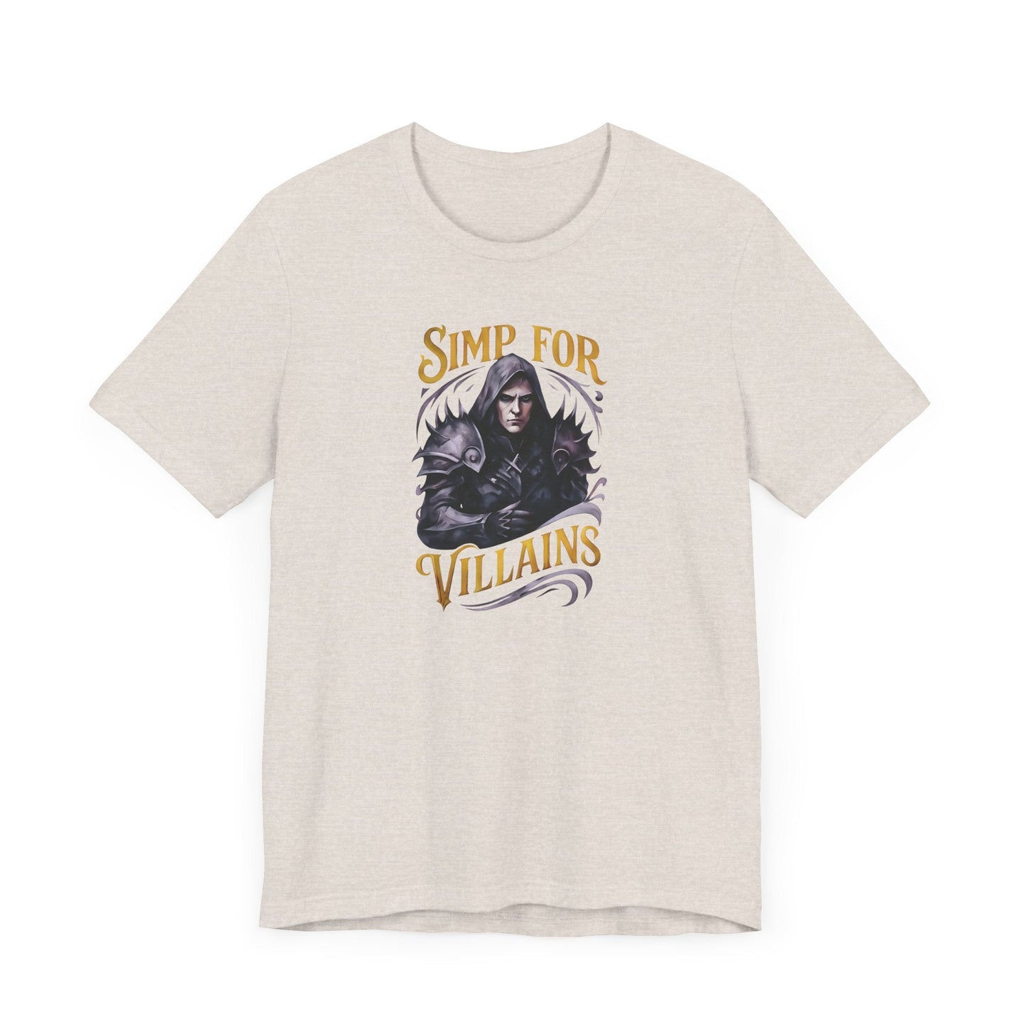 Simp for Villains T-Shirt – Dark Fantasy Antihero Bookish Tee Offbeat Opulence