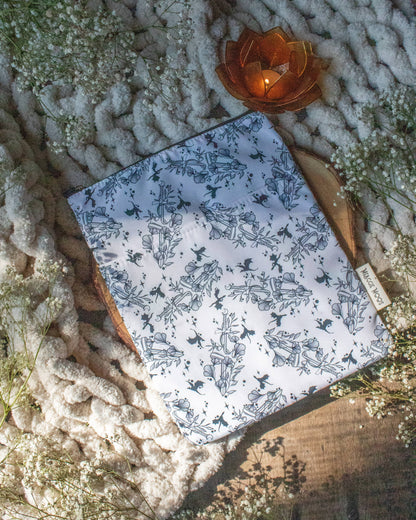 Meaggie Moos - Book / Tablet Sleeve | Ivory Swords The Secret Garden Bookery