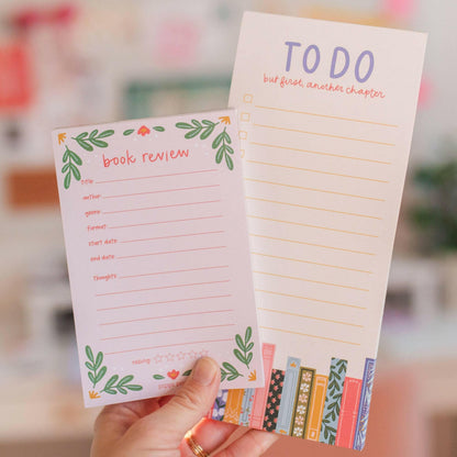Pippi Post - Book Review 4x6 Notepad The Secret Garden Bookery
