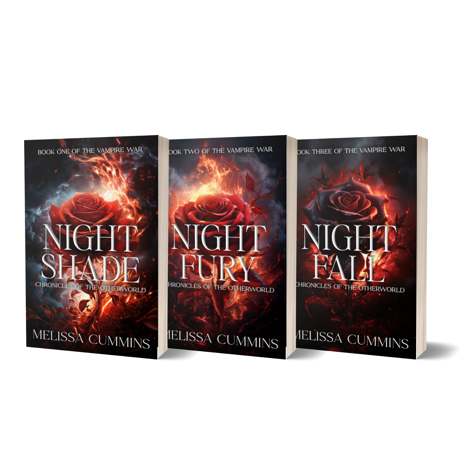 The Vampire War Paperback Bundle - Dark Vampire Romance Melissa Cummins