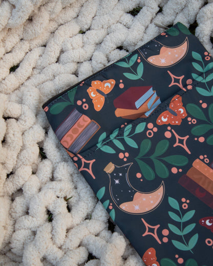 Meaggie Moos - Book / Tablet Sleeve | Burgundy Books The Secret Garden Bookery