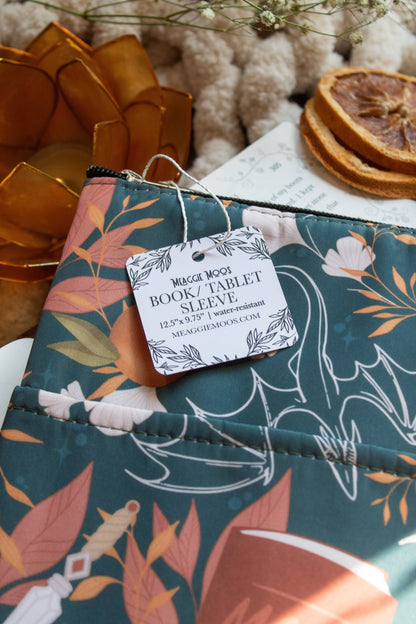 Meaggie Moos - Book / Tablet Sleeve | Dragons Grove The Secret Garden Bookery