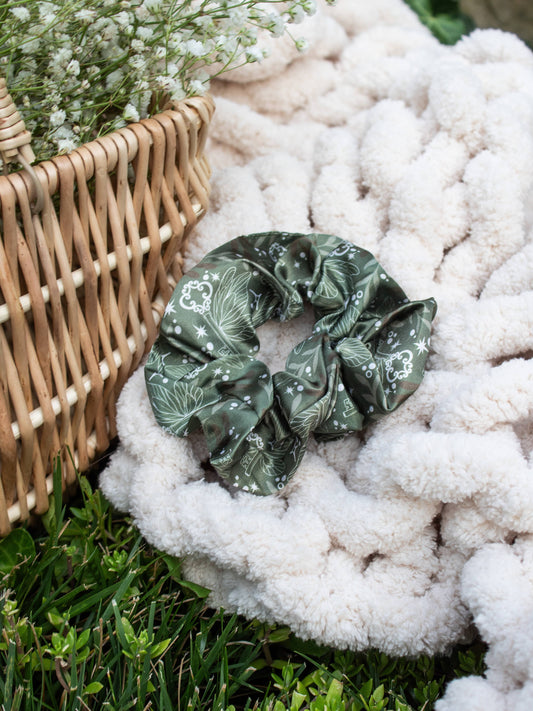 Meaggie Moos - Bookish Satin Scrunchie | Magic Keys