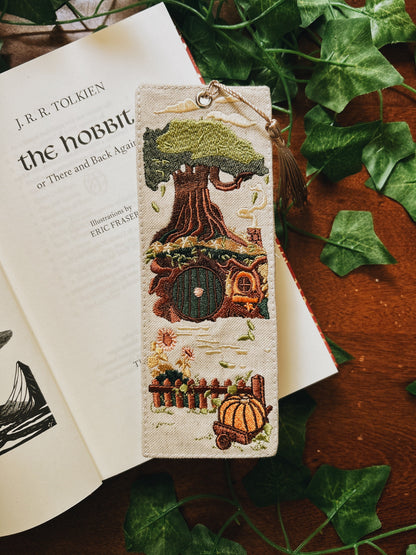 A Halfling's Life Embroidered Bookmark Fablewood Goods