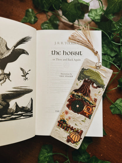 A Halfling's Life Embroidered Bookmark Fablewood Goods