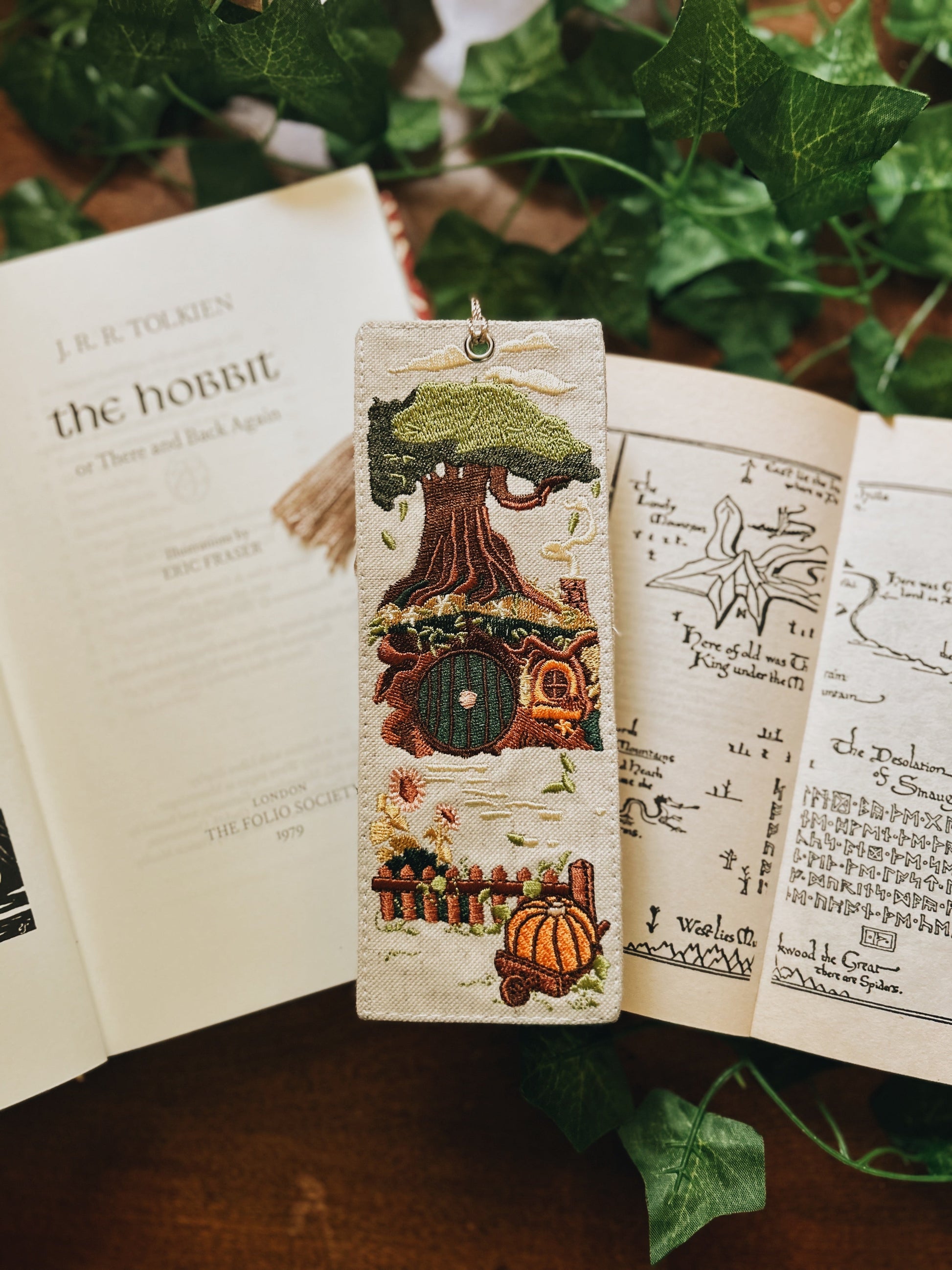 A Halfling's Life Embroidered Bookmark Fablewood Goods